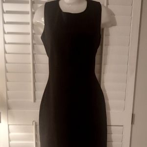 Calvin Klein classy black sheath dress.